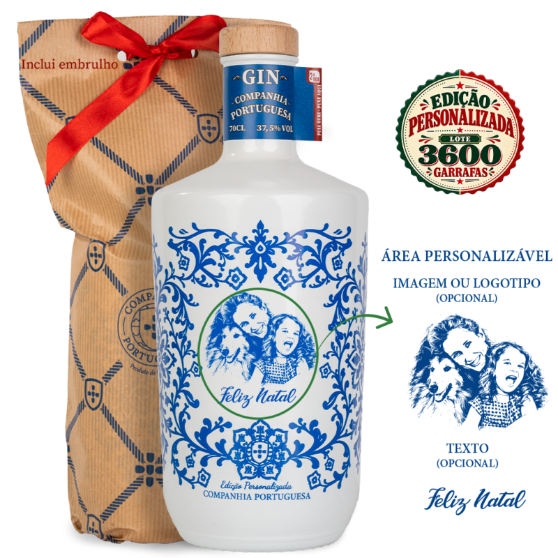 <h5>Gin Companhia Portuguesa</h5><h5 style="font-weight:300; font-size:14px!important"> - Edição Personalizada - </h5>