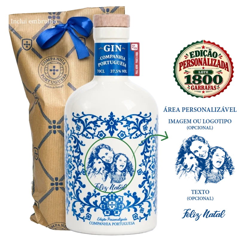 <h5>Gin Companhia Portuguesa</h5><h5 style="font-weight:300; font-size:14px!important"> - Edição Personalizada - </h5>