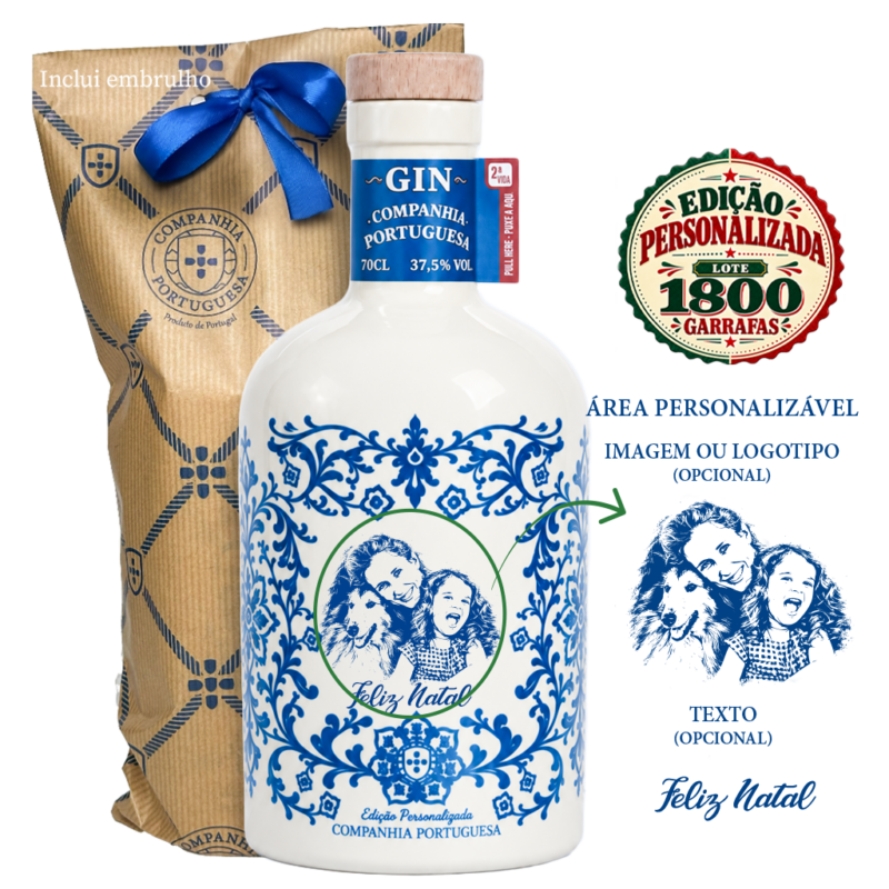 <h5>Gin Companhia Portuguesa</h5><h5 style="font-weight:300; font-size:14px!important"> - Edição Personalizada - </h5>
