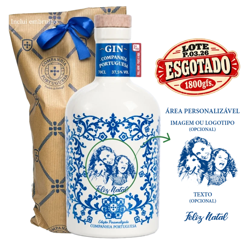 <h5>Gin Companhia Portuguesa</h5><h5 style="font-weight:300; font-size:14px!important"> - Edição Personalizada - </h5>